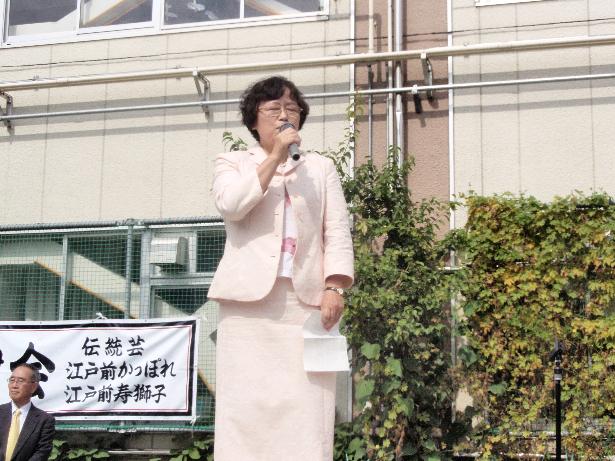 校長挨拶　實川校長先生